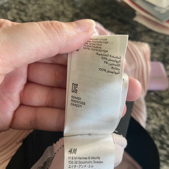 H&M Skirt Women's Size Small Light Pink Bodycon Mid-Thigh Skirt - Picture 7 of 7